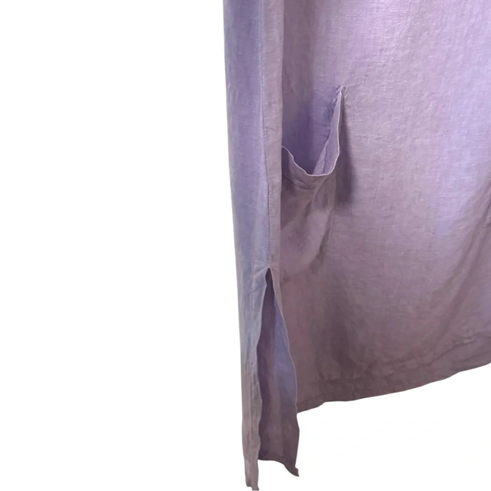 Jexy & Jax Sleeveless Linen Dress Lavender Purple Women’s Small Canadian Summer - Picture 3 of 5